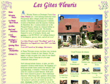 Tablet Screenshot of lesgitesfleuris.com